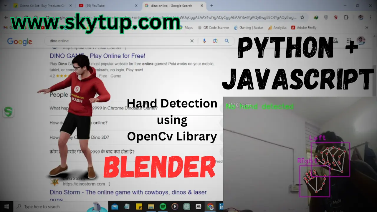 Hand Gesture Control Using OpenCV and Cvzone | Python Project by Akash Vishwakarma